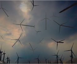 Windmills in Groningen